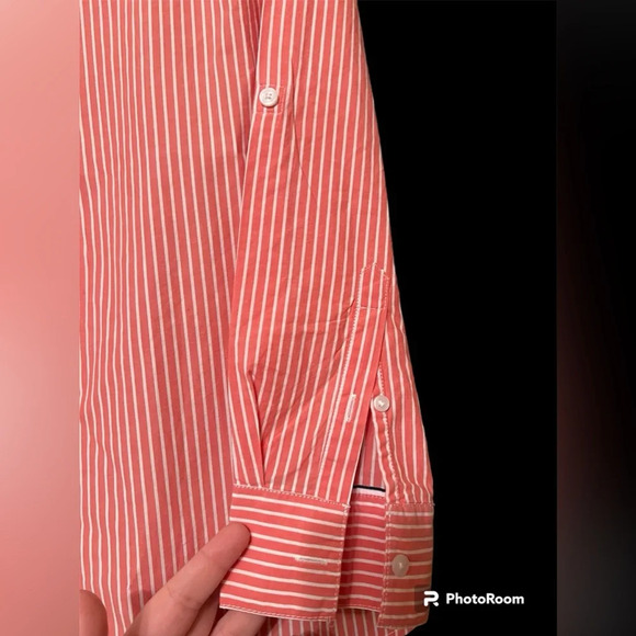 Size Small half button up Tommy Hilfiger shirt - Picture 2 of 5